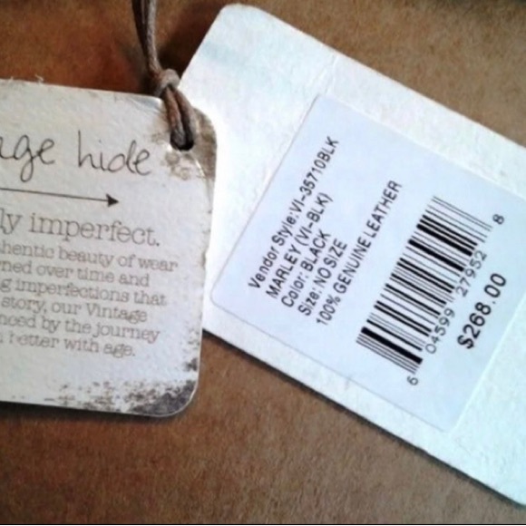 New Black Hobo Leather Purse - Picture 4 of 11